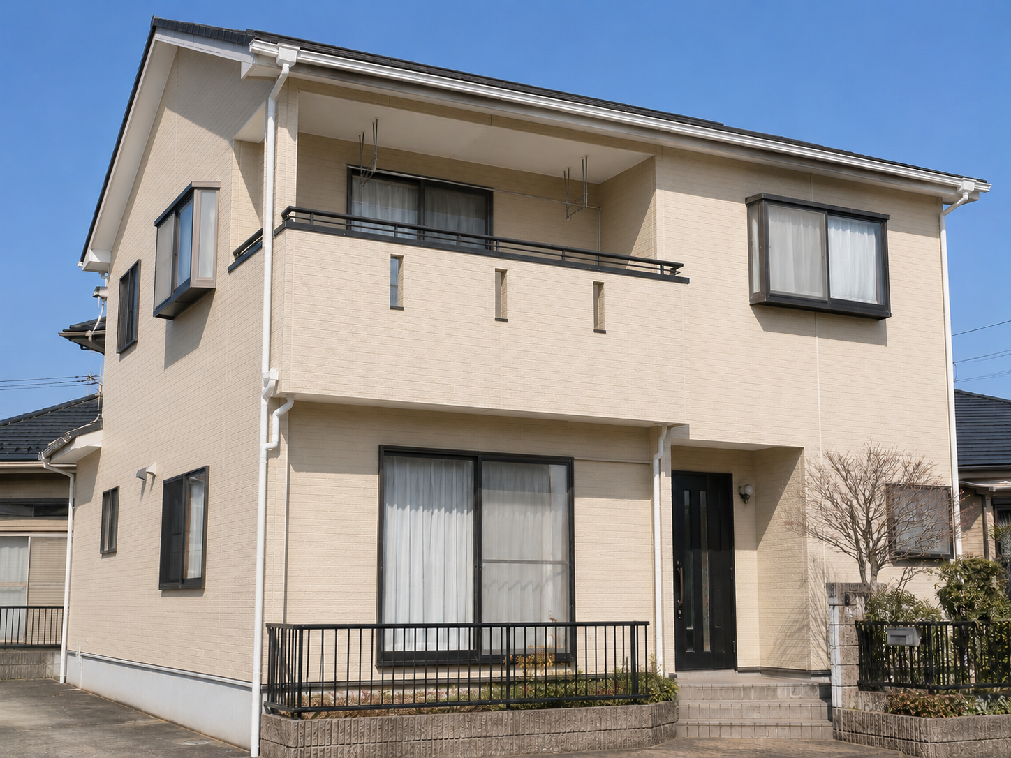 塗り替えを終えた施工後の外壁（イメージ）